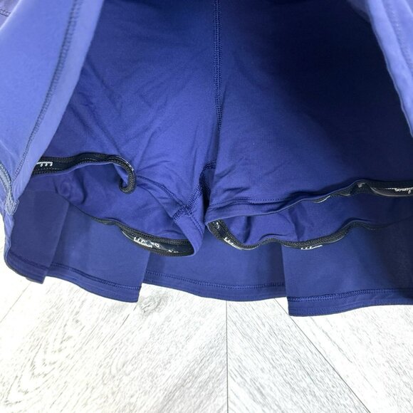 Lululemon Pace Rival Skirt Womens Size 6 Regular Blue Run Golf Tennis Pickleball - Picture 4 of 5